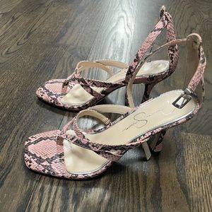 Snake Print Jessica Simpson Sandals